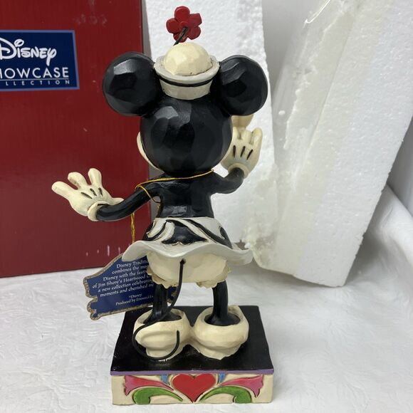 Disney Traditions Jim Shore Enesco 9" Minnie Mouse Yoo Hoo 4043666 - Picture 3 of 16
